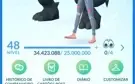 Conta Pokemon GO LV 48-49 PVP/POKES TALADOS/SHINY/100%