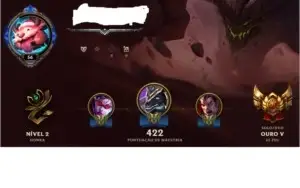 Conta Leage of Legends 145 Skins Ouro V