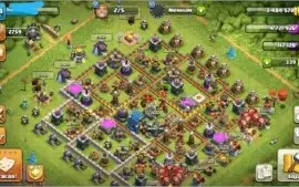 cv12 quase full, tropas full, somente muros ainda fracos