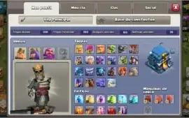 cv12 quase full, tropas full, somente muros ainda fracos