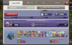 Conta clash of clans Cv12 quase Full, vendo com e-mail. .