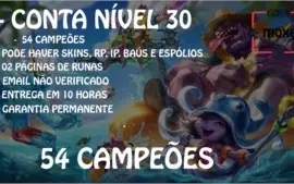 CONTA LV 30 54 CHAMP E 9 SKINS