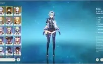Conta no genshin com quase todos os bonecos