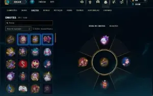 Esmeralda 4 com 27 Champs e 7 Skins + 7 Espolios