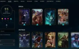 Conta League of Legends Full Acesso - 47 champs e 23 skins