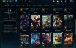 Conta prata 1 com Skin Mitica do Rammus