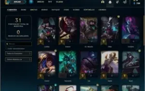 Conta prata 1 com Skin Mitica do Rammus
