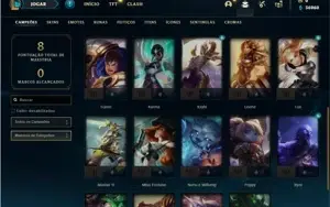 Conta ouro 4 Sem email confirmado com 4 Skins e 24 Champs