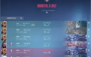 Conta valorant IMORTAL (MMR alto)