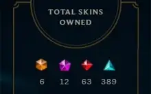 Conta LOL - SOLO/DUO UNRANKED, 882 skins, +10k gastos