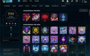 CONTA LEAGUE OF LEGENDS