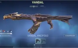 Conta Platina 1 com skins FACA VANDAL PHANTOM