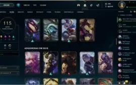 Conta lol 115 skins