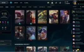 Conta lol 115 skins