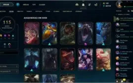 Conta lol 115 skins