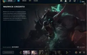 Conta Ouro de 128 skins e 135 champs, honra 4