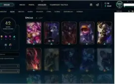 Conta Lol  91 Campeões/42 skins  - 9 Lendárias - Prata III