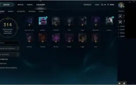 ACC LOL QUASE FULL CHAMPS GOLD 1  Mmr Alto -  R$250,00