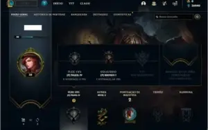 Conta bronze 1 com 6 Skins e 25 Champs