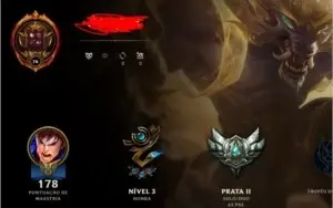 Vendo Conta LoL prata boa para smuf com email de criaçao