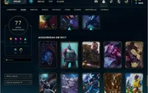 Duas contas league of legends ouro
