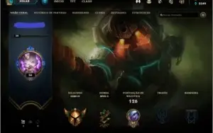 Duas contas league of legends ouro