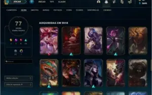 Duas contas league of legends ouro