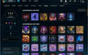 conta lol d4 s11 winrate alto só pegar e jogar