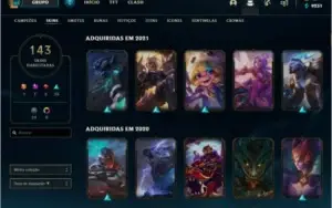conta lol d4 s11 winrate alto só pegar e jogar