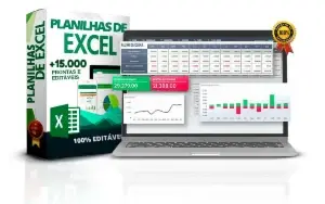 Pacote com +15 mil planilhas em excel