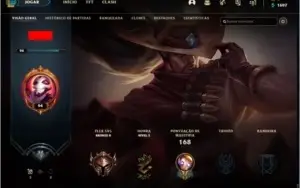 Conta de lol de 2018