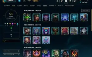 Esmeralda 4 com 45 Champs e 6 Skins