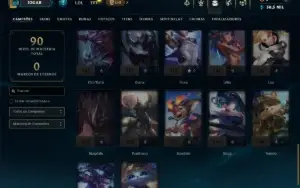 Esmeralda 4 com 45 Champs e 6 Skins