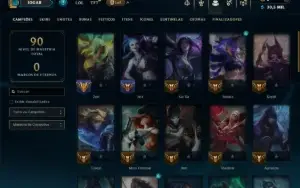 Esmeralda 4 com 45 Champs e 6 Skins