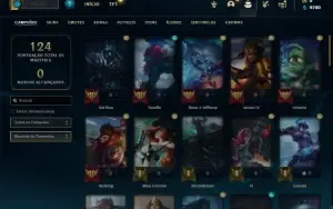 Conta ouro 3 com 65 Champs e 9 Skins ( MAIN JG )