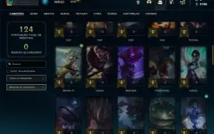 Conta ouro 3 com 65 Champs e 9 Skins ( MAIN JG )