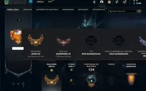 Conta ouro 3 com 65 Champs e 9 Skins ( MAIN JG )