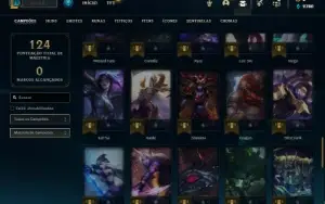 Conta ouro 3 com 65 Champs e 9 Skins ( MAIN JG )