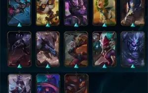 Conta League of Legends LOL - 80 heróis, 45 skins - RP + TFT