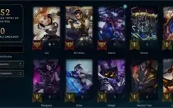 Conta League of Legends LOL - 80 heróis, 45 skins - RP + TFT