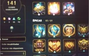 Vendo Conta Platina com 100 skins