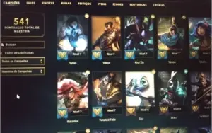 Vendo Conta Platina com 100 skins