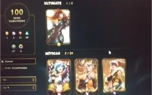 Vendo Conta Platina com 100 skins