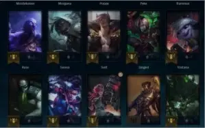 Conta league of legends Lvl 41 Gold 2 65% WR