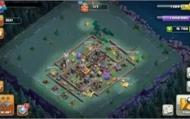 CENTRO LVL10/CONSTRUTOR LVL8 - CLASH OF CLANS +DE 16K GEMAS!