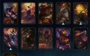 Conta - Coleção De Skins Vermelhas