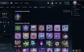 Conta - Coleção De Skins Vermelhas