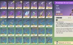 Conta Ar38 - Ganyu + Raiden Shogun + 12K Primogems