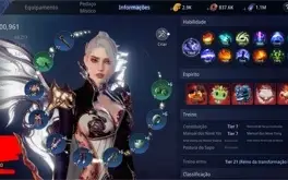 Conta Mir4 SA53 maga LVL 80 100k pp ~ 3k gold  + alt lvl 45