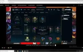 Conta LOL com 2 skins ultimates mais 42 skins
